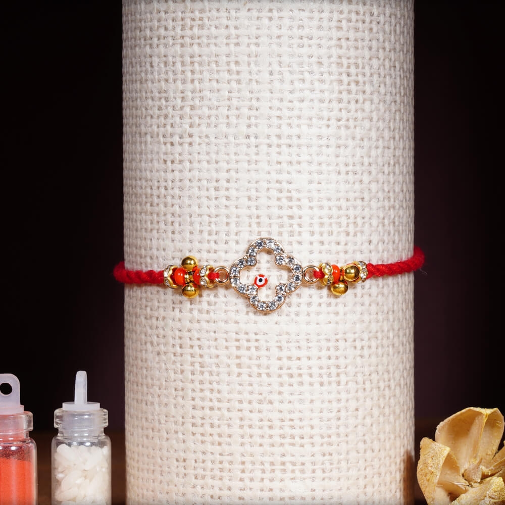 Diamond Clover Rakhi