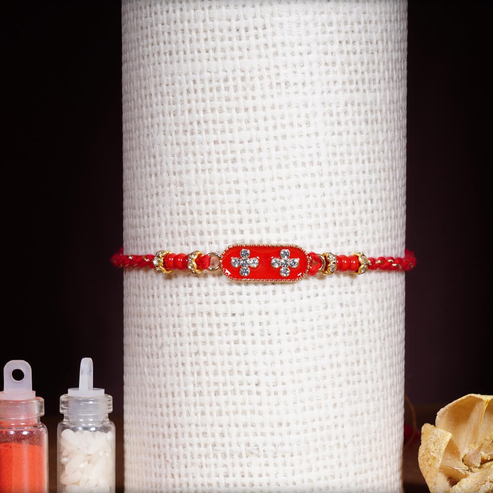 Attractive Red Rakhi