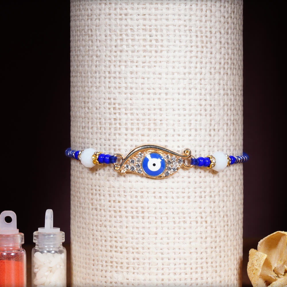 Evil Eye Diamond Rakhi