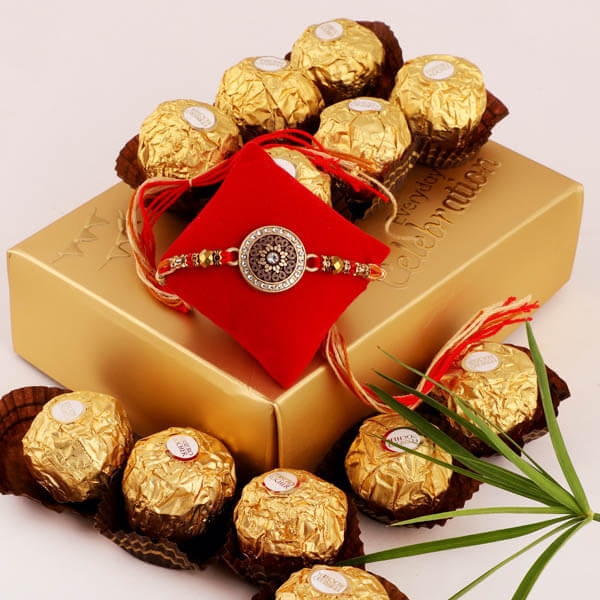 Classic Rakhi & Ferrero Rocher