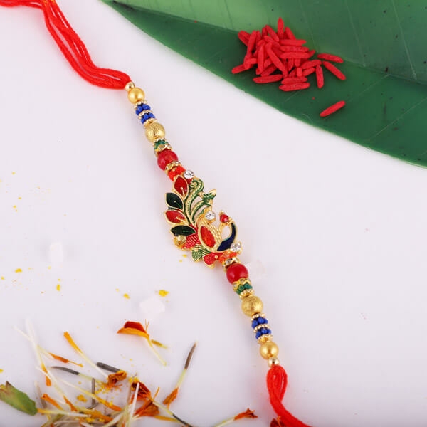 Elegant Peacock Rakhi