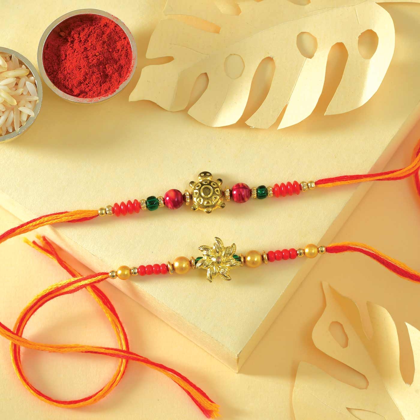 Dual Charming Rakhi Pair