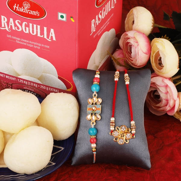 Delicate Rakhis & Rasgulla