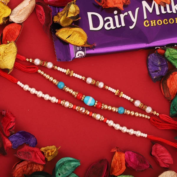 Triple Rakhi with Cadbury