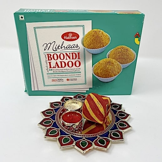 Bhaidooj Thali and Boondi