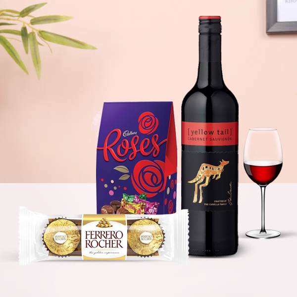 Red Wine and Chocolate Bliss Bundle