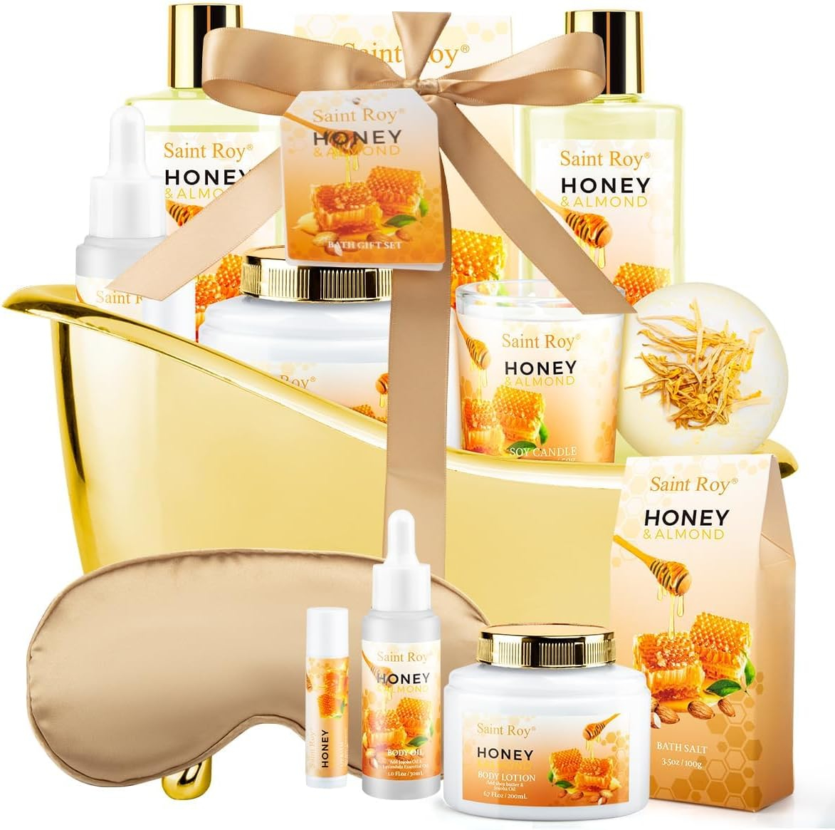 Honey Almond Spa Basket  for Unisex