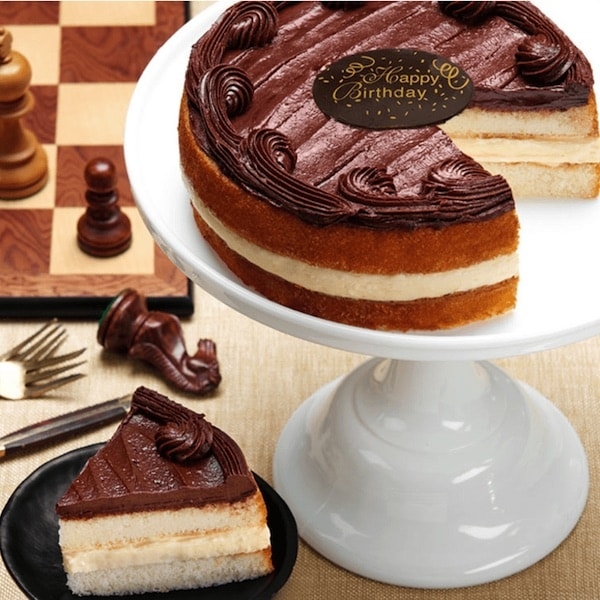 Boston Cream Cake Send Birthday Gifts To Usa 1800giftportal