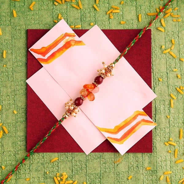 Quartz Stone Rakhi