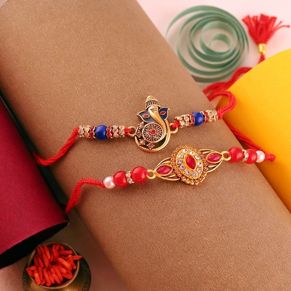 Ganesha Rakhi Set