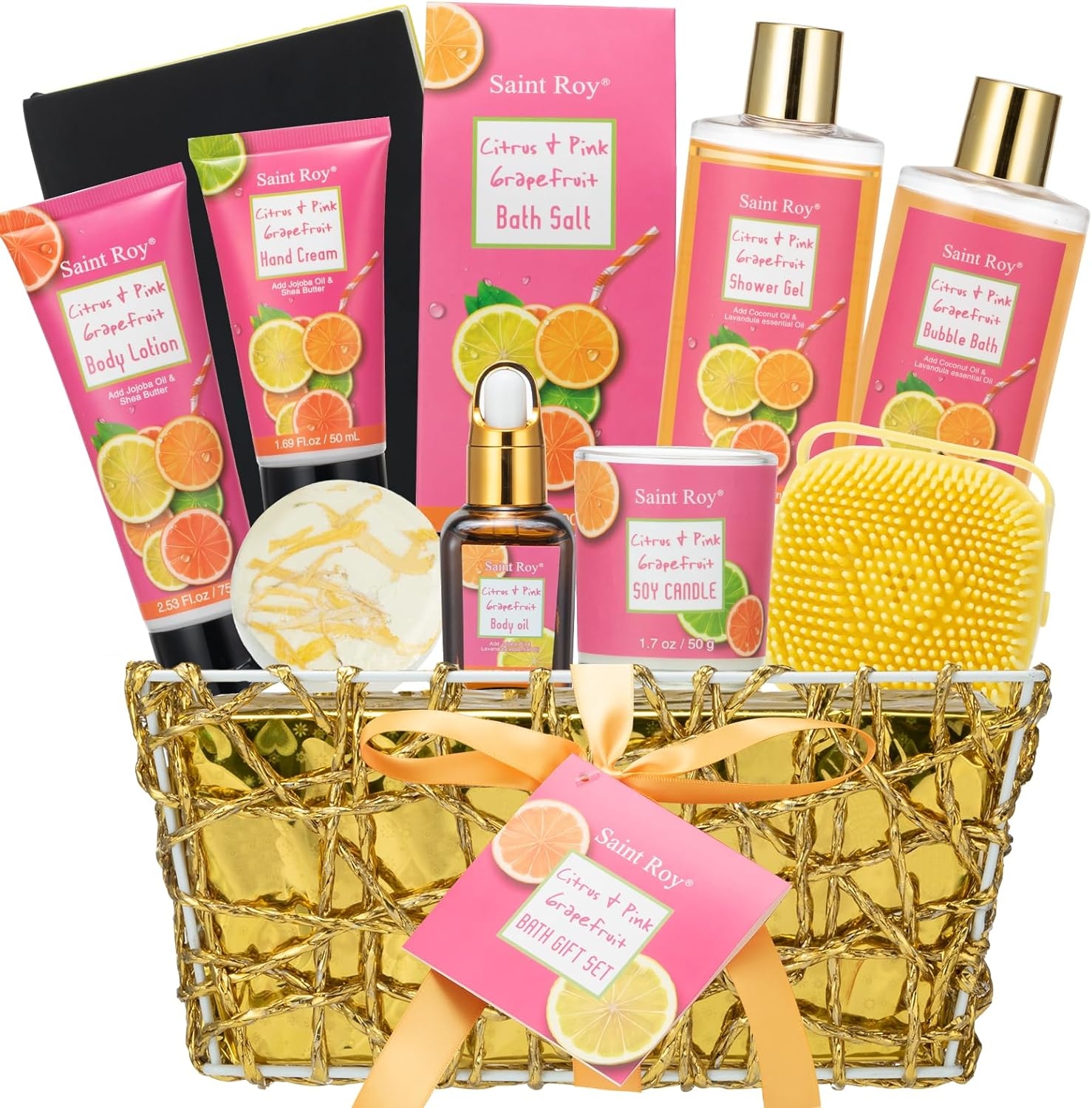 Citrus & Pink Grapefruit Scent Spa Gift