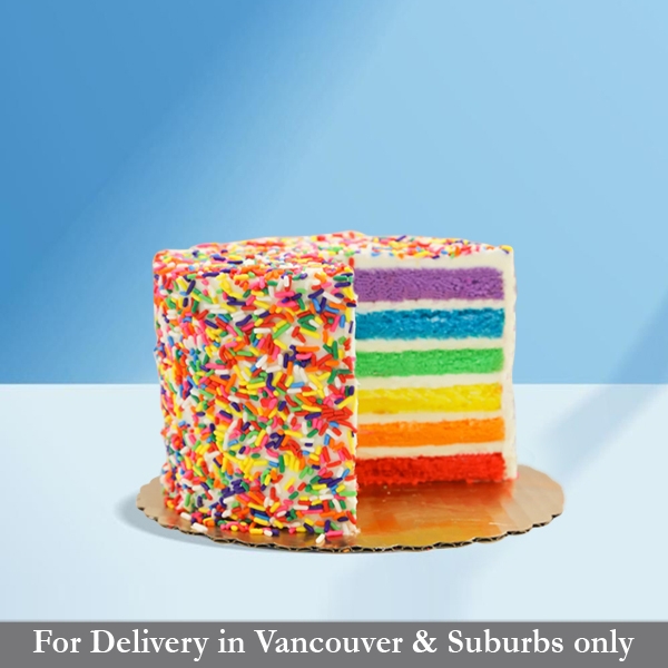 Rainbow Layer Cake