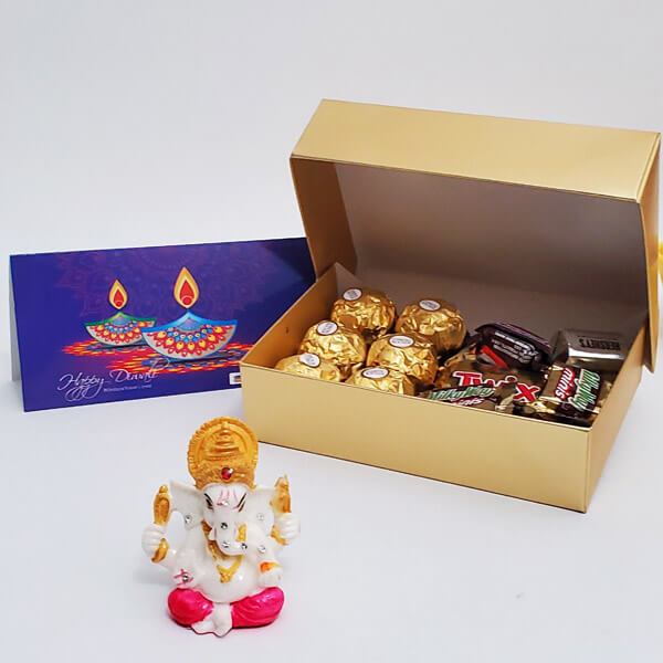 Ganesha Blessings with Chocolates