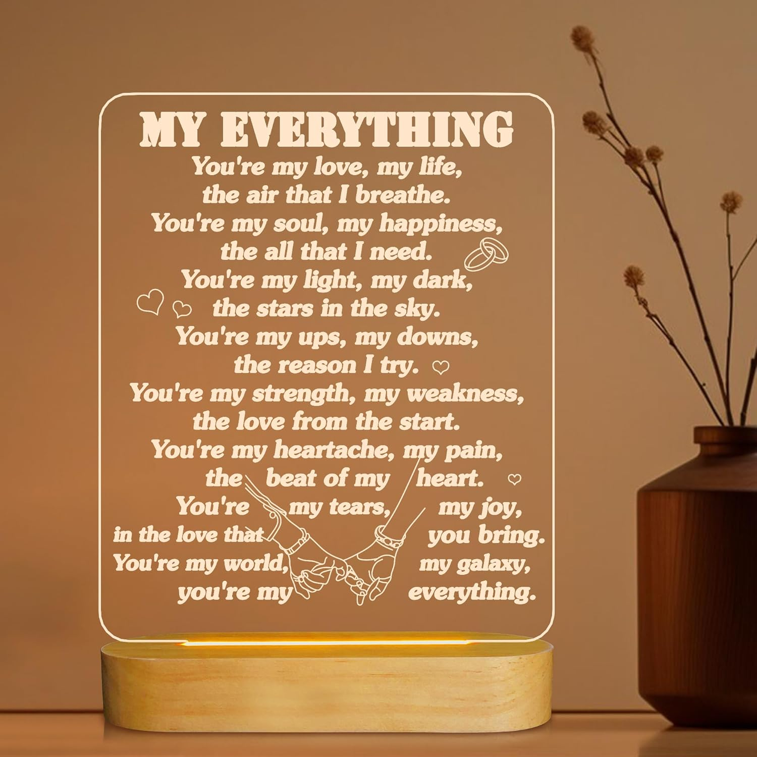 My Everything LED Night Light