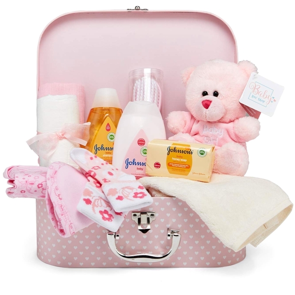 Pink Teddy Gift Set