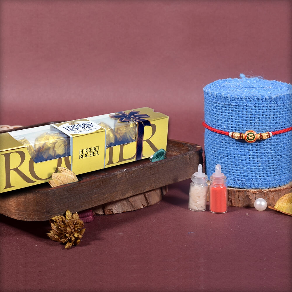 Rakhi with Ferrero Rocher (4pc)