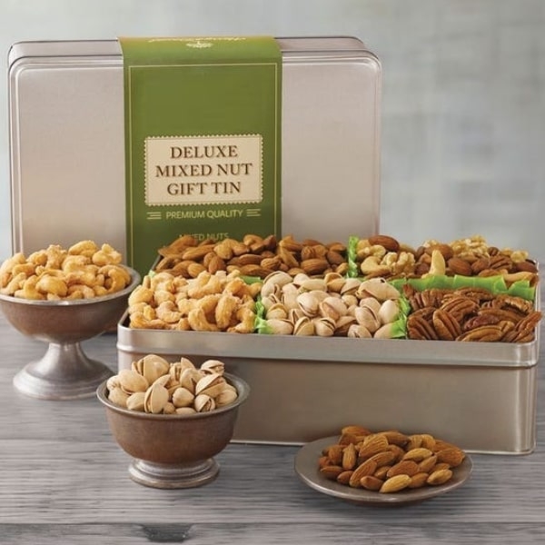 Deluxe Mixed Nuts Gift Tin