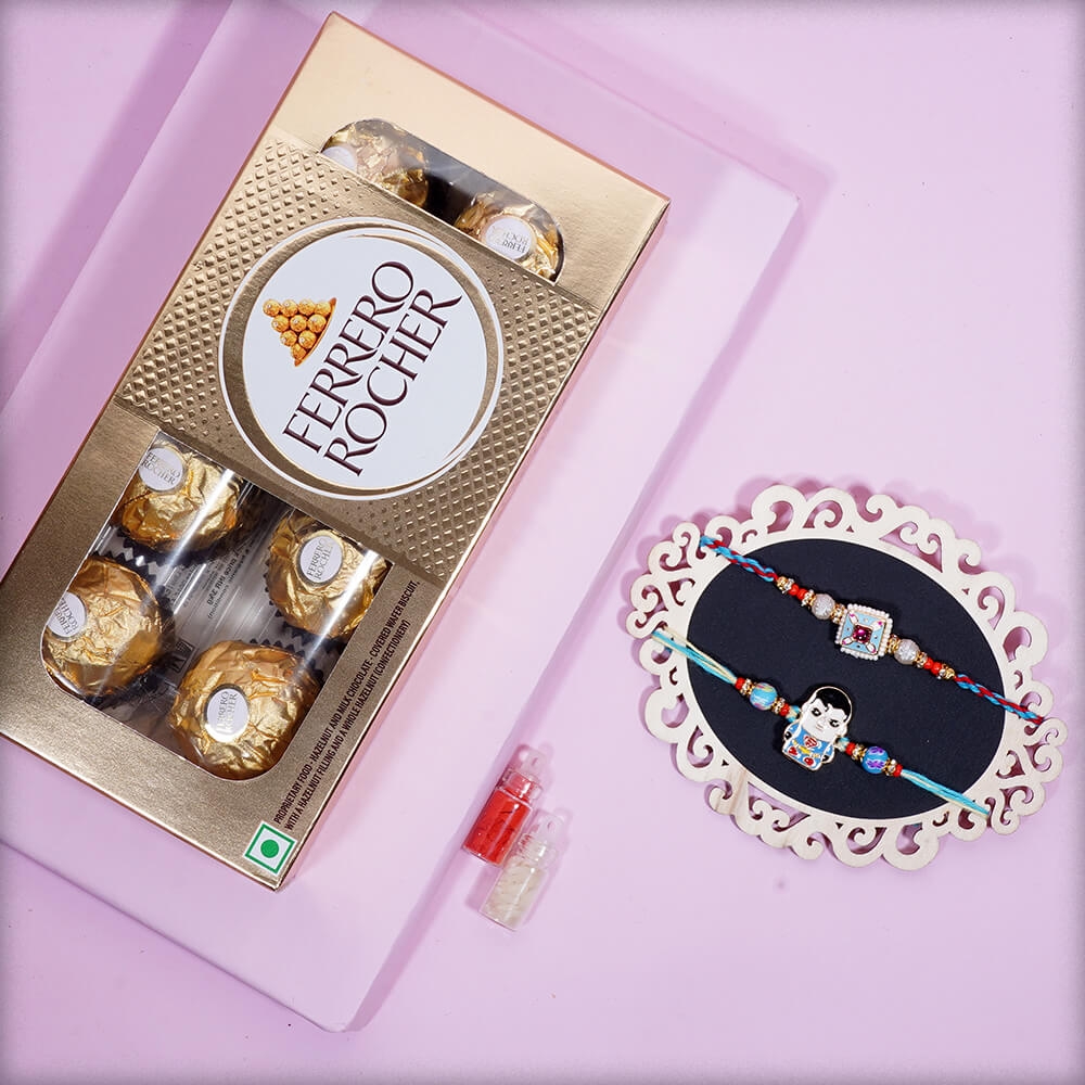 Rakhi Duo with Ferrero Rocher