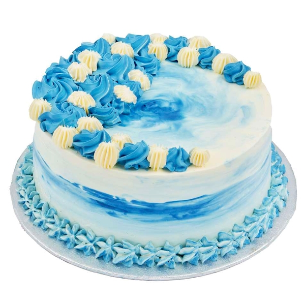 Blue Vanilla Cake