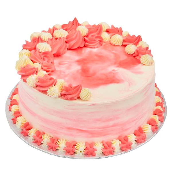 Pink Vanilla Cake