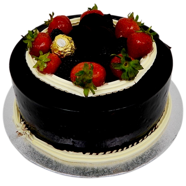 Berries and Chocolate Cake