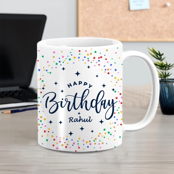 Custom Birthday Greetings Mug