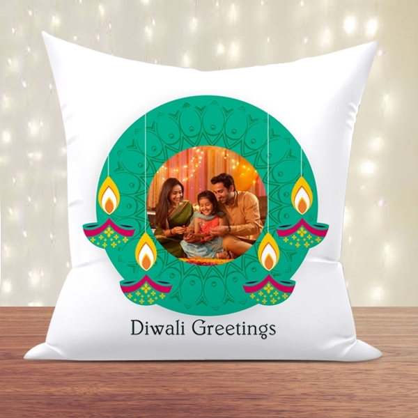 Personalised Diwali Cushion