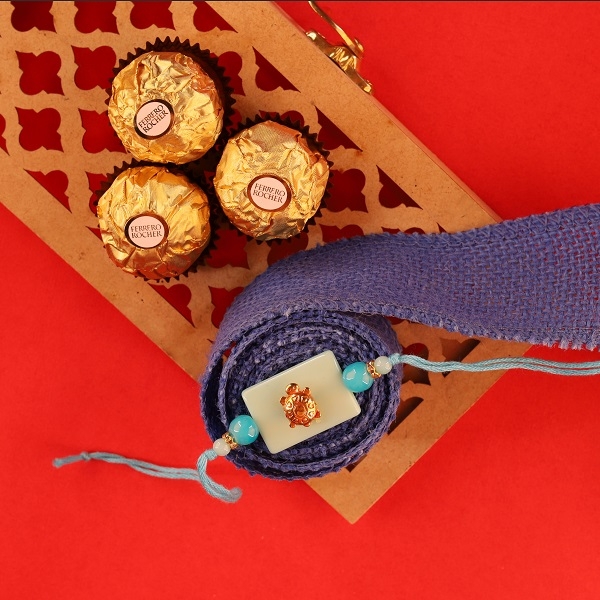 Ferrero with Seagreen Rakhi