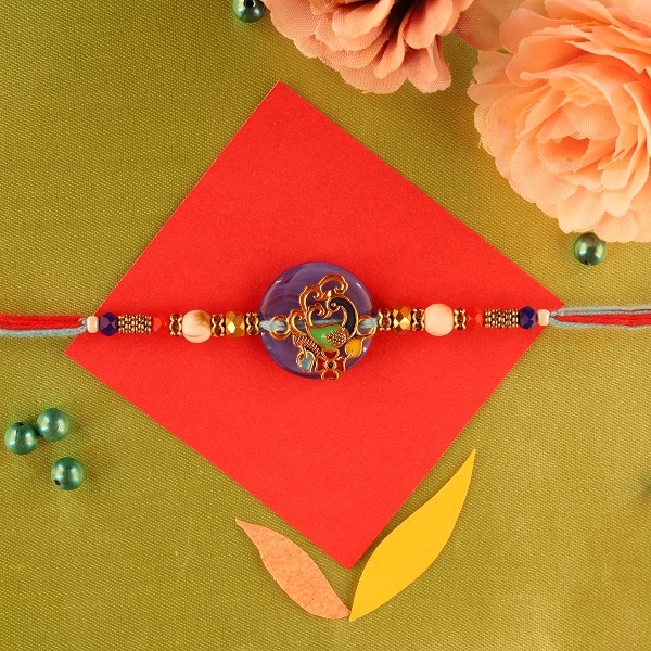 Heavenly Peacock Rakhi