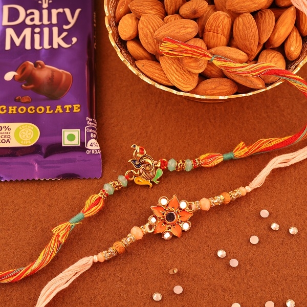 Delightful Ethnic Rakhi Combo