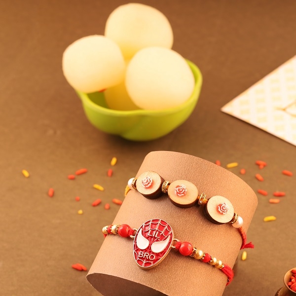 Spiritful Rakhi with Rasgulla