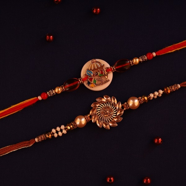 Glazed Desi Rakhi Set