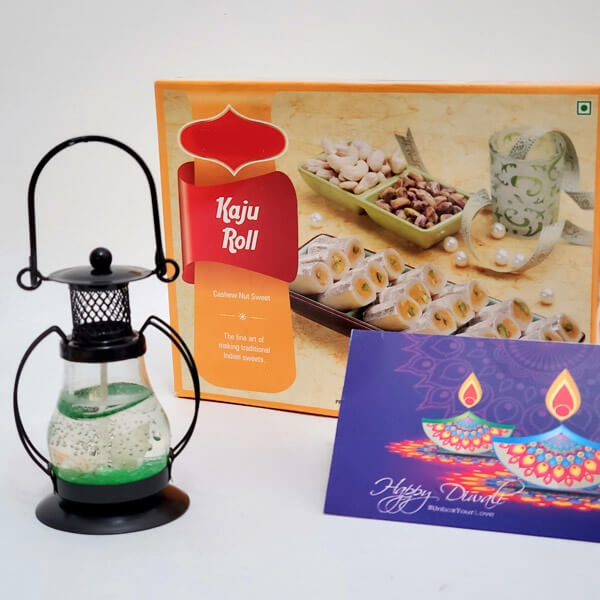 Scented Candle with Kaju Roll