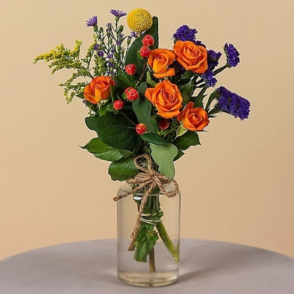 Orange Rose Bouquet