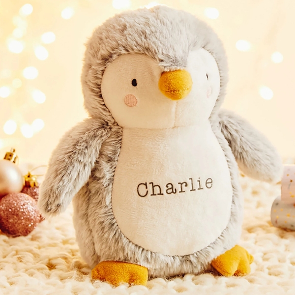 Personalised Penguin Soft Toy