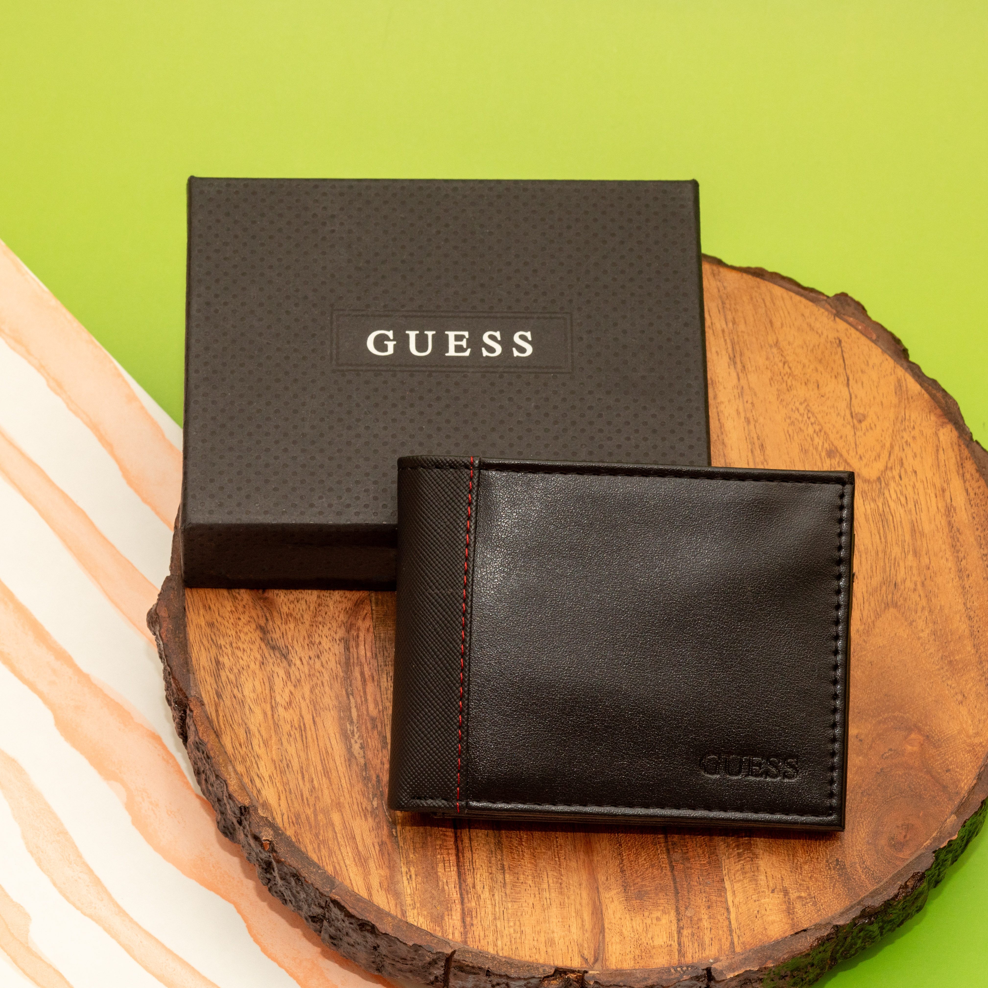 GUESS Mens Leather Wallet