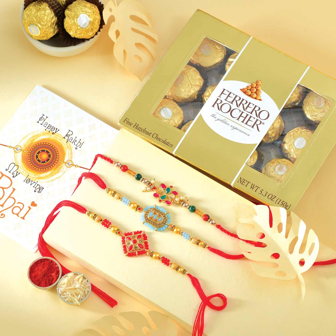 Threes Company Rakhi Set