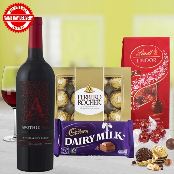 Red Wine & Mixed Chocolates 