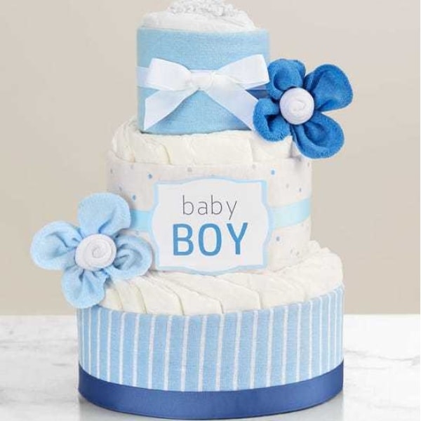 Diaper Cake Gift Set-Blue