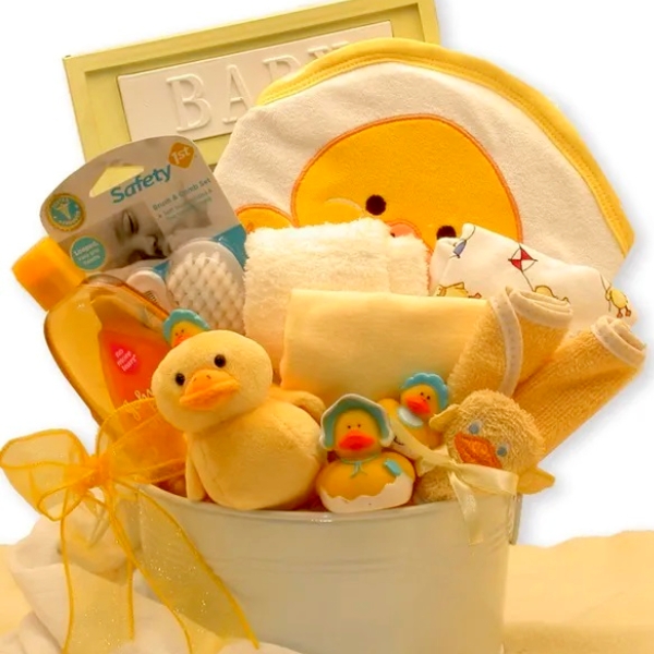 Bouncing Baby Bath Time Basket