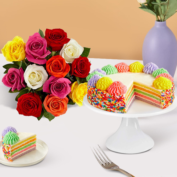 Rainbow Delight & Floral Charm Package