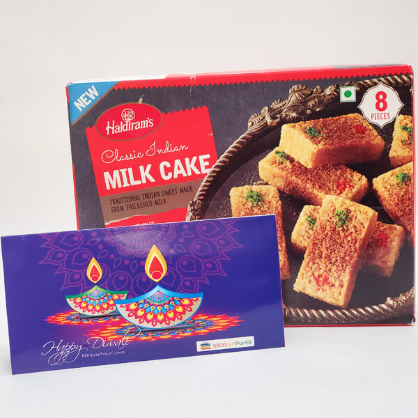 Milk Cake & Diwali card