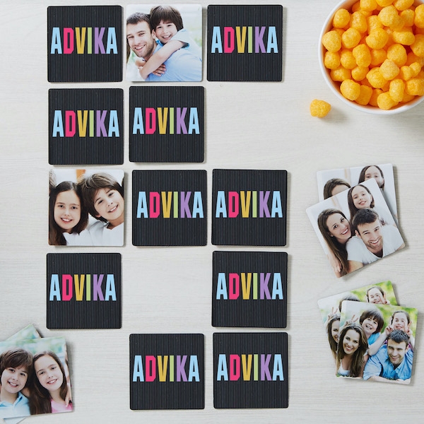 Personalized Photo Memory Game