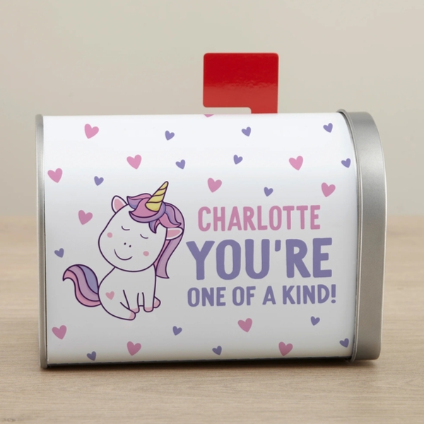 You're One of A Kind Personalized Valentine's Day Treat Mailbox