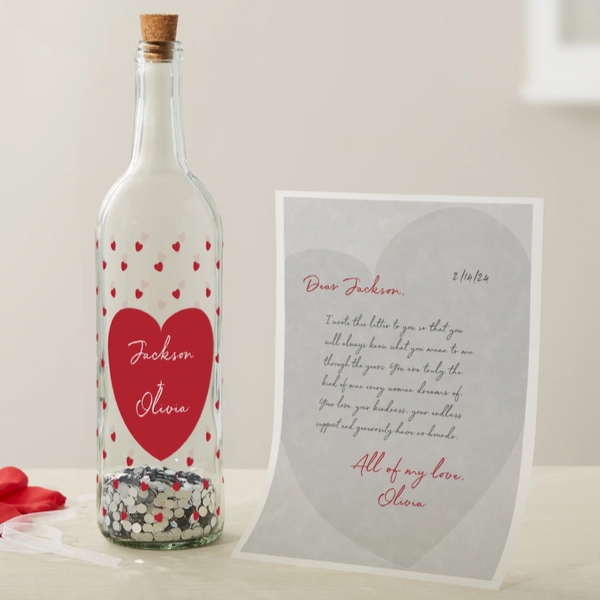 Personalized Letter In A Bottle