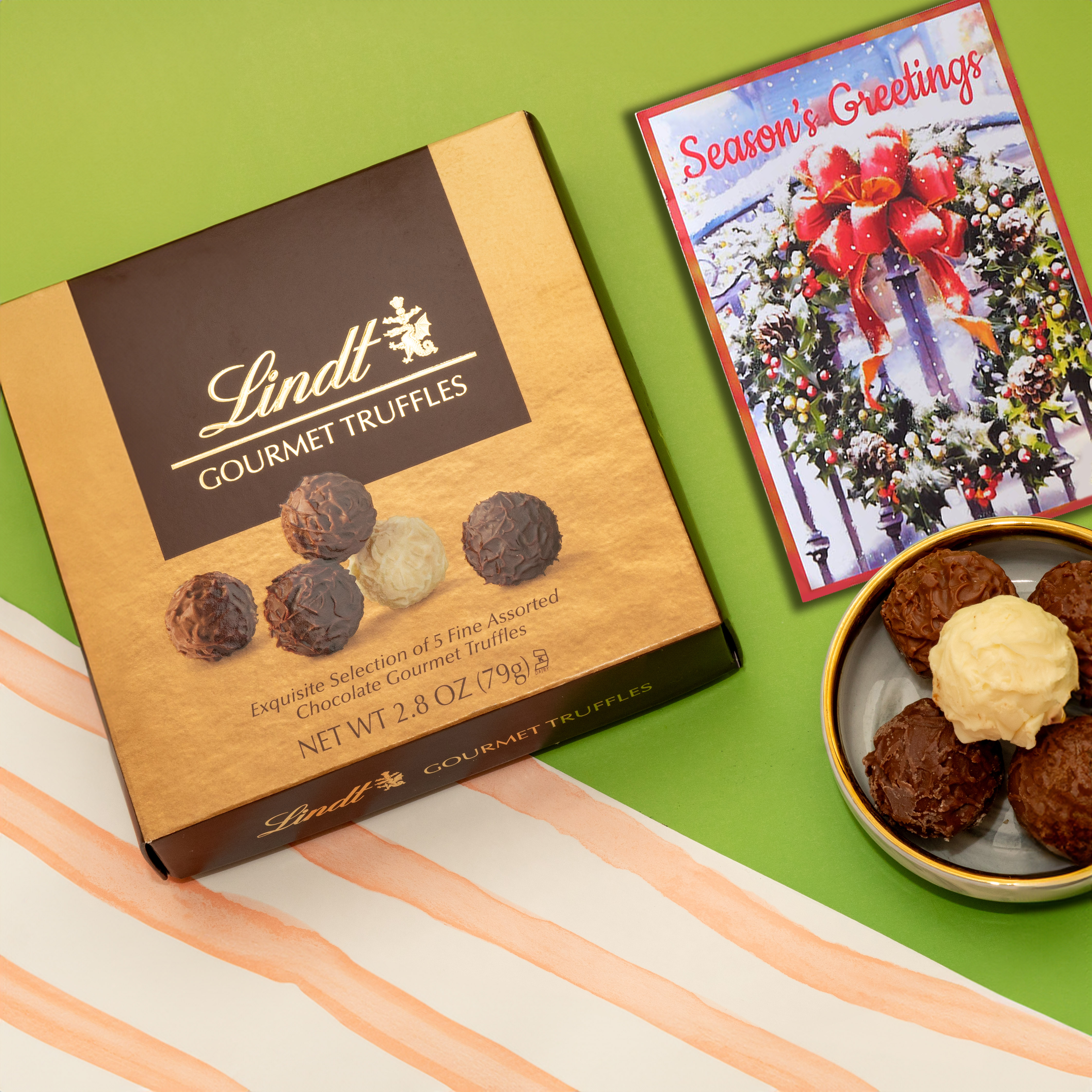 Lindt Gourmet Truffles Holiday Treat