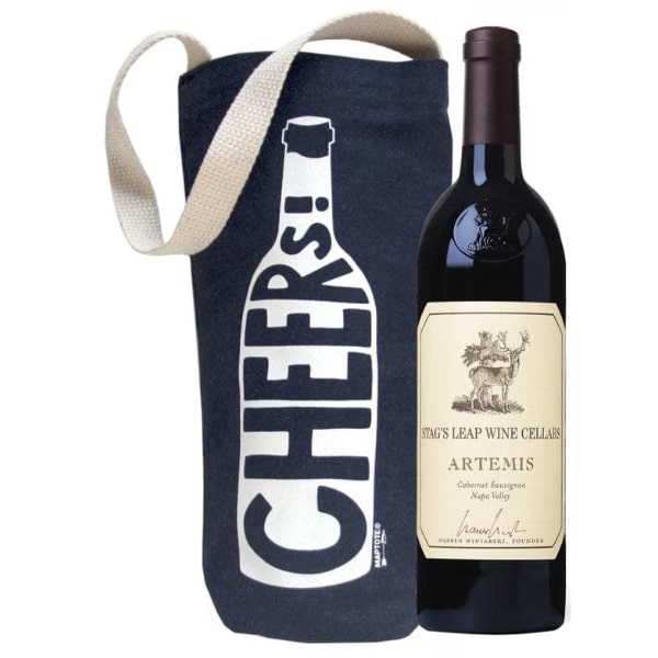 Stag's Leap Artemis Cabernet Sauvignon & Cheers! Wine Tote