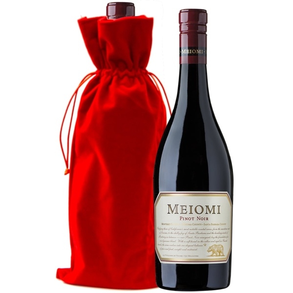 Meiomi Pinot Noir with Red Velvet Gift Bag