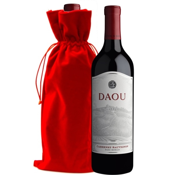 DAOU Cabernet with Red Velvet Gift Bag